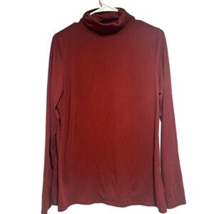 Copper Pendleton Long Sleeve Turtle Neck